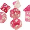 Other Chessex Lab Gemini Clear Pink/White 8ct Polyhedral Set (30042)