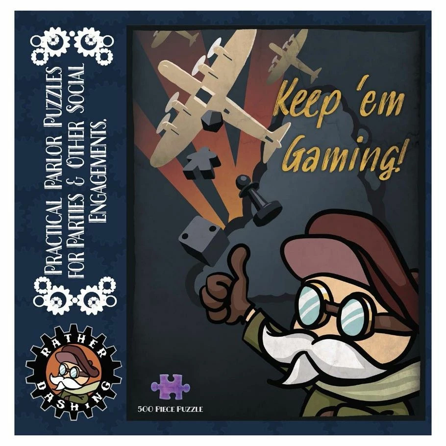 Other Puzzles Rather Dashing Games 500pc Puzzle: Keep 'em Gaming!