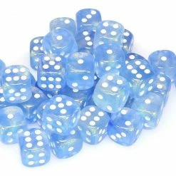 Other Chessex 12mm Borealis Sky Blue/White 36ct D6 Set (27826)