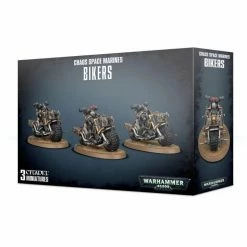 Other Miniatures Warhammer 40,000 Chaos Space Marines Bikers