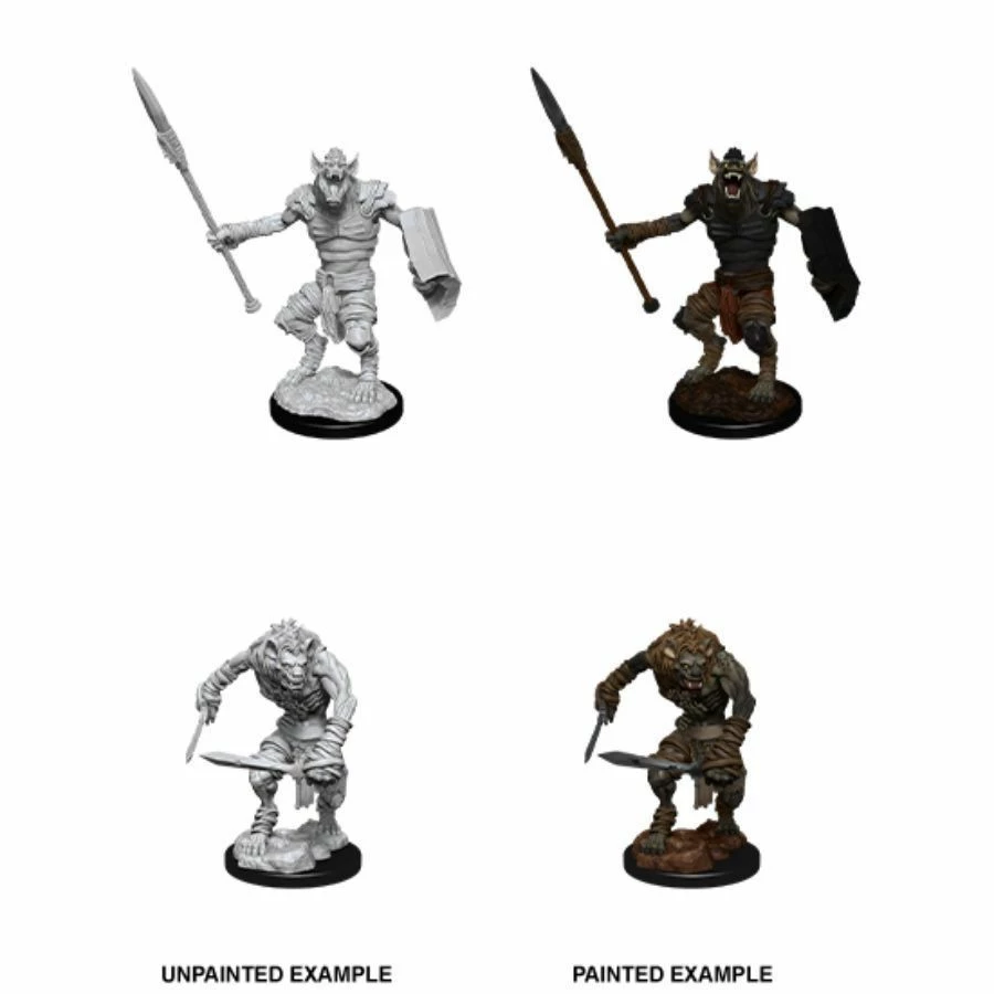 Other D&D Nolzur's Marvelous Unpainted Miniatures: Gnoll & Gnoll Flesh Gnawer (90066)