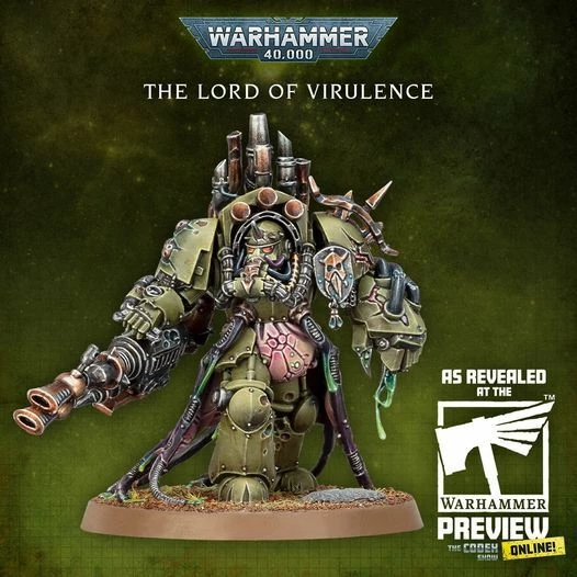 Other Miniatures Warhammer 40,000 Chaos Space Marines Death Guard The Lord Of Virulence