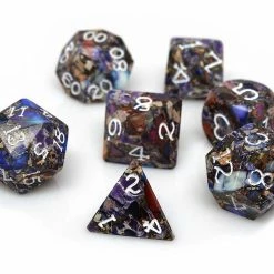 Other Gemstone Dice Wizard Stone Nebula 7ct Polyhedral Dice Set