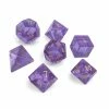 Other Zircon Glass Polyhedral Dice Set Alexandrite