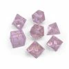 Other Zircon Glass Polyhedral Dice Set Tourmaline