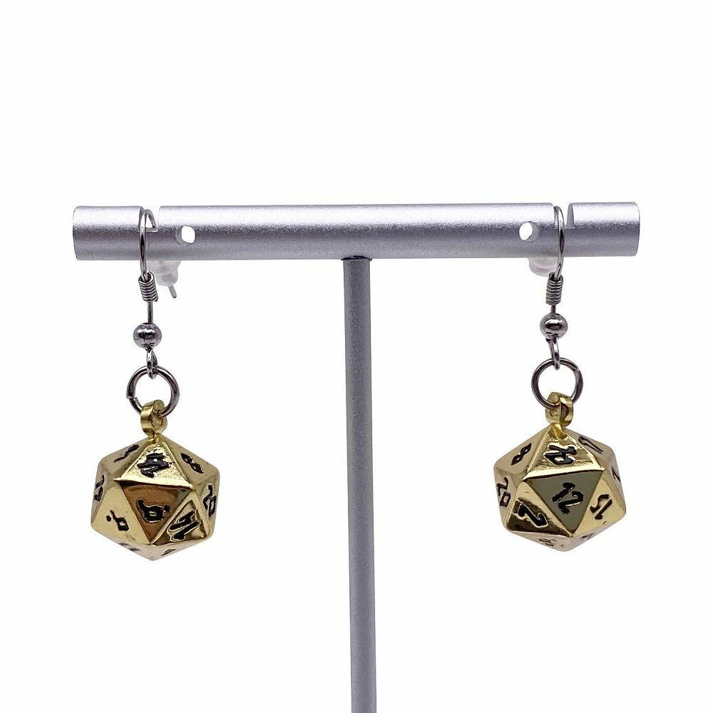 Other D20 Earrings Dead Mans Gold