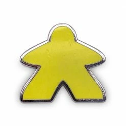 Other Dice Pins: Meeple Yellow