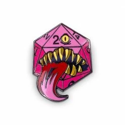 Other Dice Pins: Mimic Pink