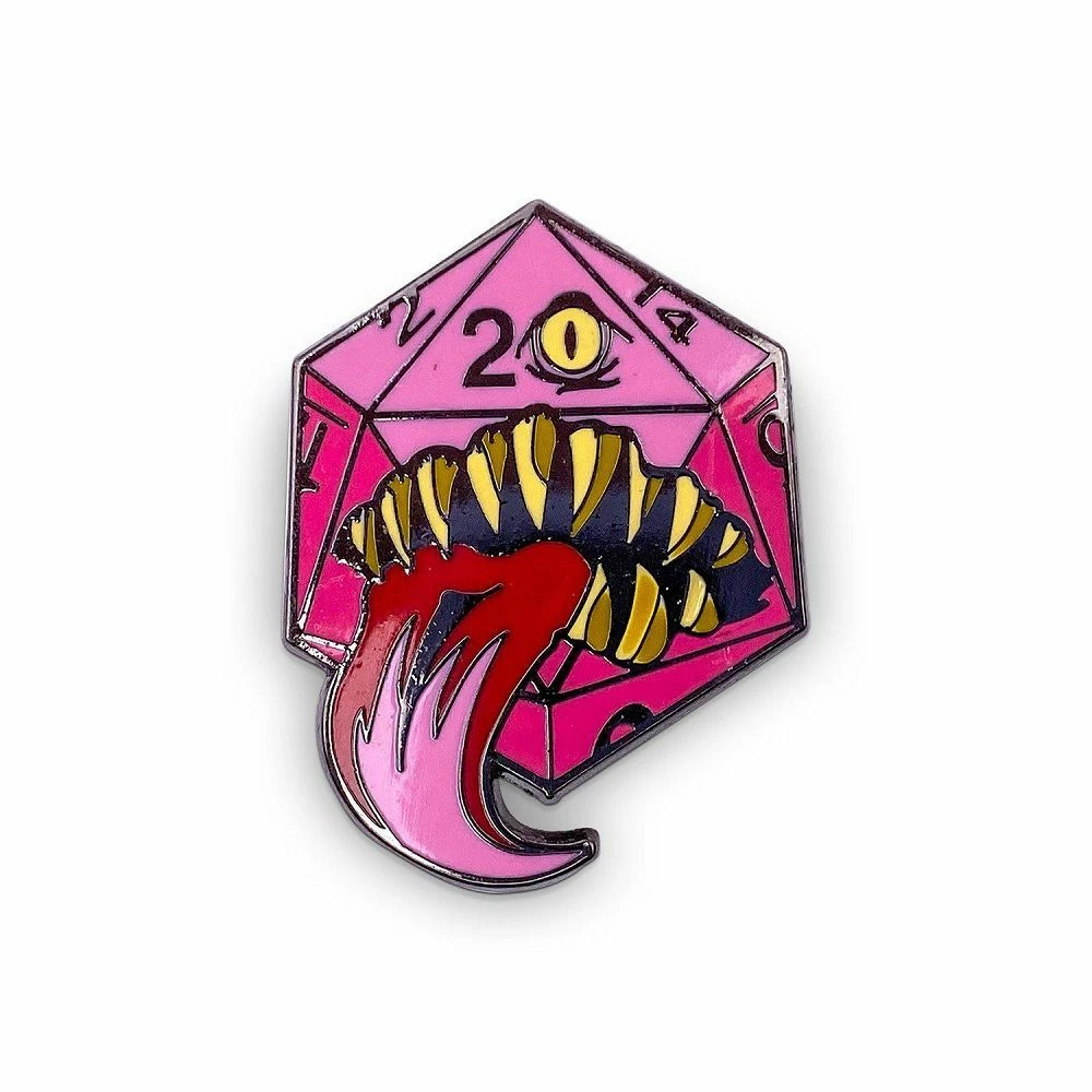 Other Dice Pins: Mimic Pink