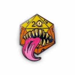 Other Dice Pins: Mimic Yellow