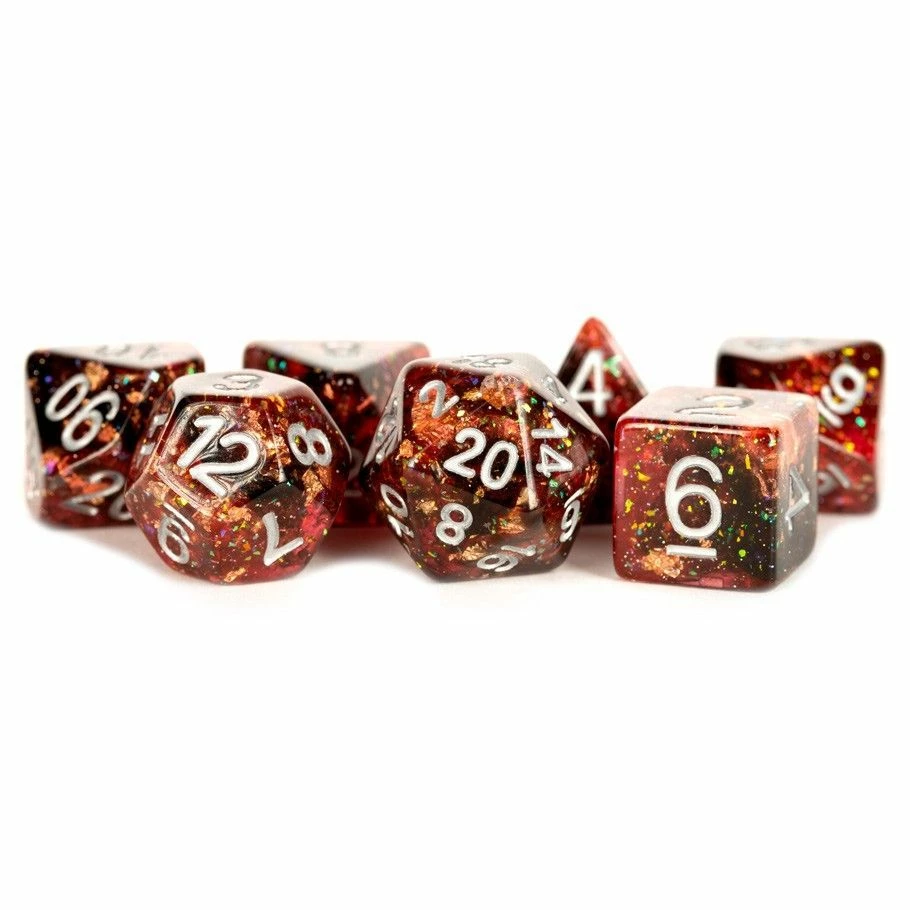 Other Metallic Dice Games 7ct Polyhedral Dice Set Eternal Fire