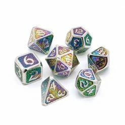 Other Die Hard Dice Metal Drakona Khaos Aether 7ct Polyhedral Set