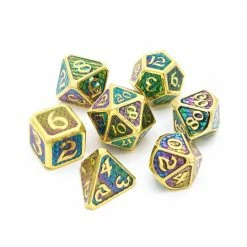 Other Die Hard Dice Metal Drakona Khaos Hemera 7ct Polyhedral Set