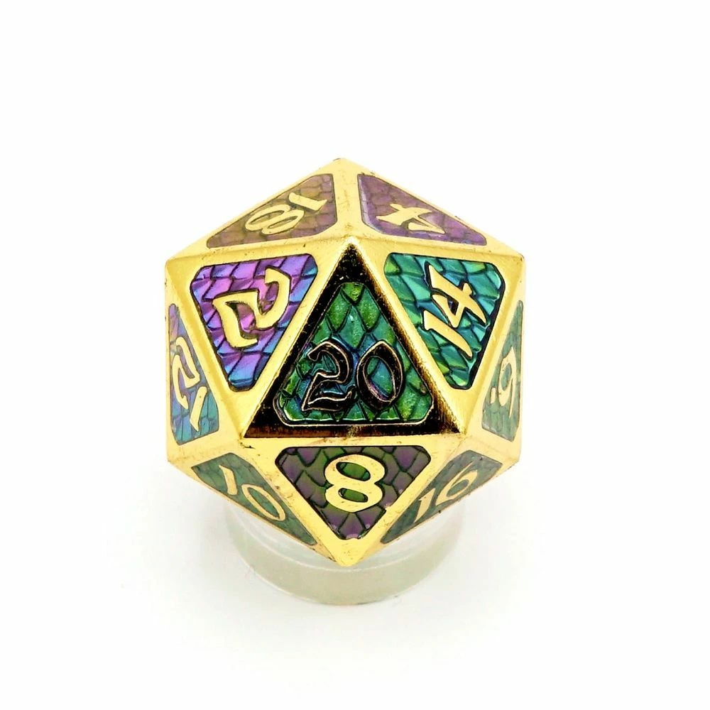 Other Die Hard Dice Metal Drakona Khaos Hemera Single D20