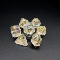 Other Die Hard Dice Avalore Prismatic Sunlight 7ct Polyhedral Set