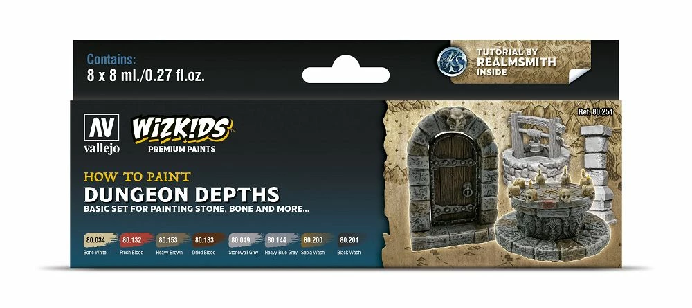 Other Miniatures WizKids Premium Paint Set: Dungeon Depths