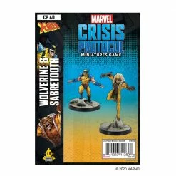 Other Miniatures Marvel Crisis Protocol Wolverine & Sabertooth