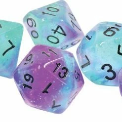 Other Sirius Dice 7ct Polyhedral Dice Set Peacock Glowworm