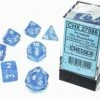 Other Chessex Borealis Luminary Sky Blue/White 7ct Polyhedral Set (27586)
