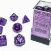 Other Dice Chessex Borealis Luminary Royal Purple/Gold 7ct Polyhedral Set (27587)