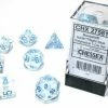 Other Chessex Borealis Luminary Icicle/Light Blue 7ct Polyhedral Set (27581) Dice