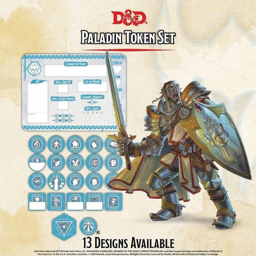 Other D&D Paladin Token Set