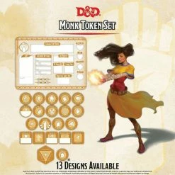 Other Role Playing Games D&D Monk Token Set