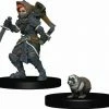 Other WizKids Wardlings: Girl Rogue & Badger Miniatures