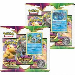 Common Ground Games Pokemon TCG Sword & Shield Vivid Voltage 3 Pack Blister