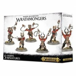 Common Ground Games Warhammer Age Of Sigmar Khorne Bloodbound Wrathmongers Miniatures