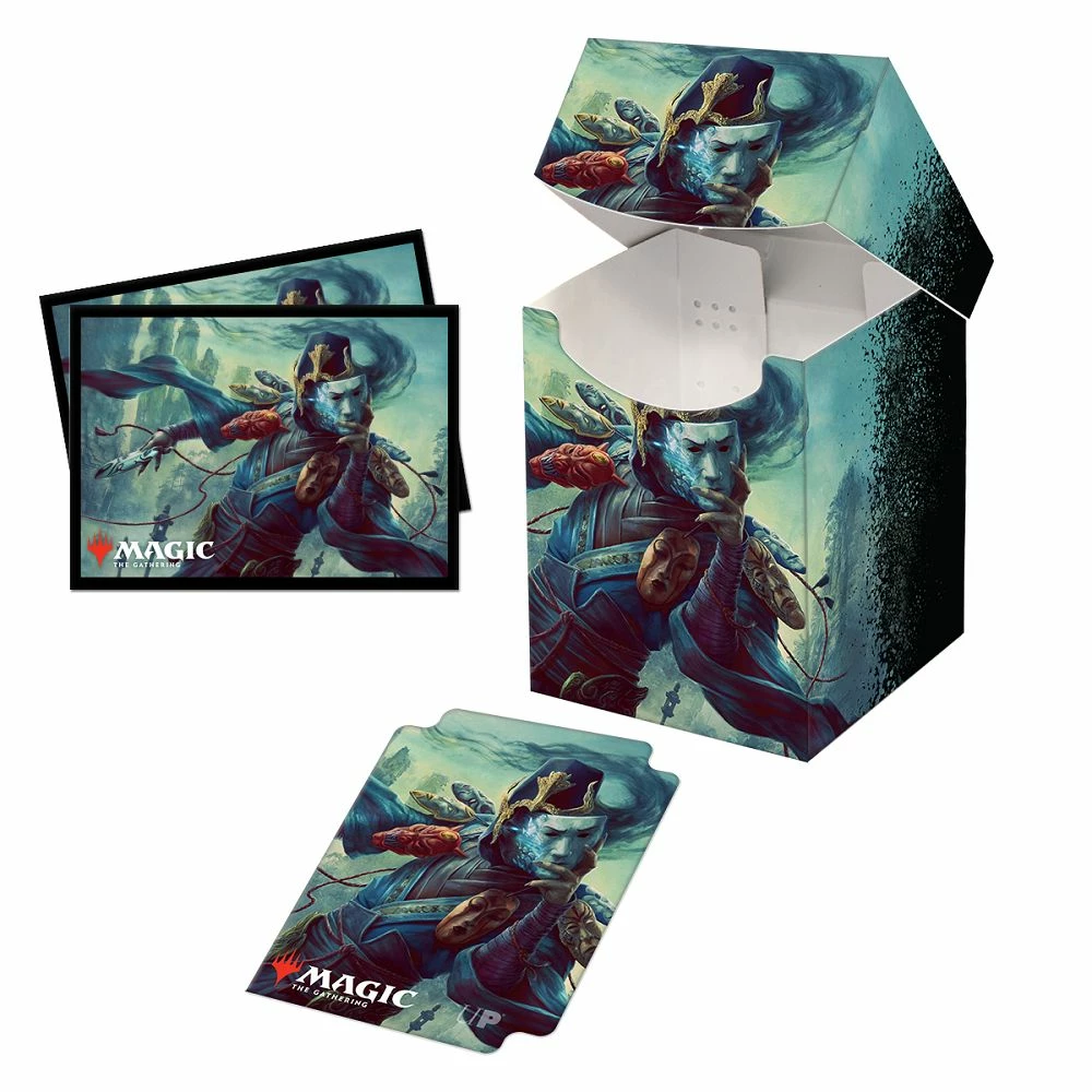 Common Ground Games Ultra Pro Deck Box And 100ct Standard Card Sleeve Combo Magic The Gathering Commander Legends Sakashima Of A Thousand Faces (18467)