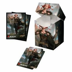 Common Ground Games Ultra Pro Deck Box And 100ct Standard Card Sleeve Combo Magic The Gathering Commander Legends Jeska, Thrice Reborn (18468)