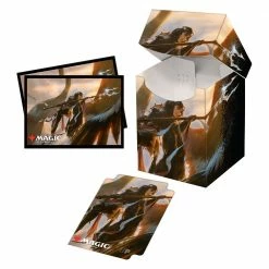 Common Ground Games Ultra Pro Deck Box And 100ct Standard Card Sleeve Combo Magic The Gathering Commander Legends Liesa, Shroud Of Dusk (18470)