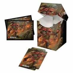 Common Ground Games Ultra Pro Deck Box And 100ct Standard Card Sleeve Combo Magic The Gathering Commander Legends Rograkh, Son Of Rohgahh (18471)