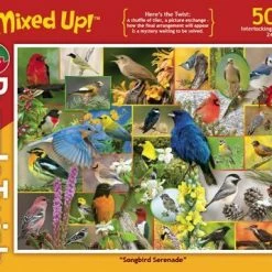 Common Ground Games Puzzles Puzzle Twist Mixed Up 500 Piece Songbird Serenade