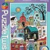 Common Ground Games Puzzle Twist Something's Amiss 500 Piece Winter City