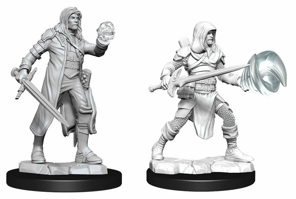 Common Ground Games Nolzur’s Marvelous Unpainted Miniatures Multiclass Male Fighter + Wizard (90150)