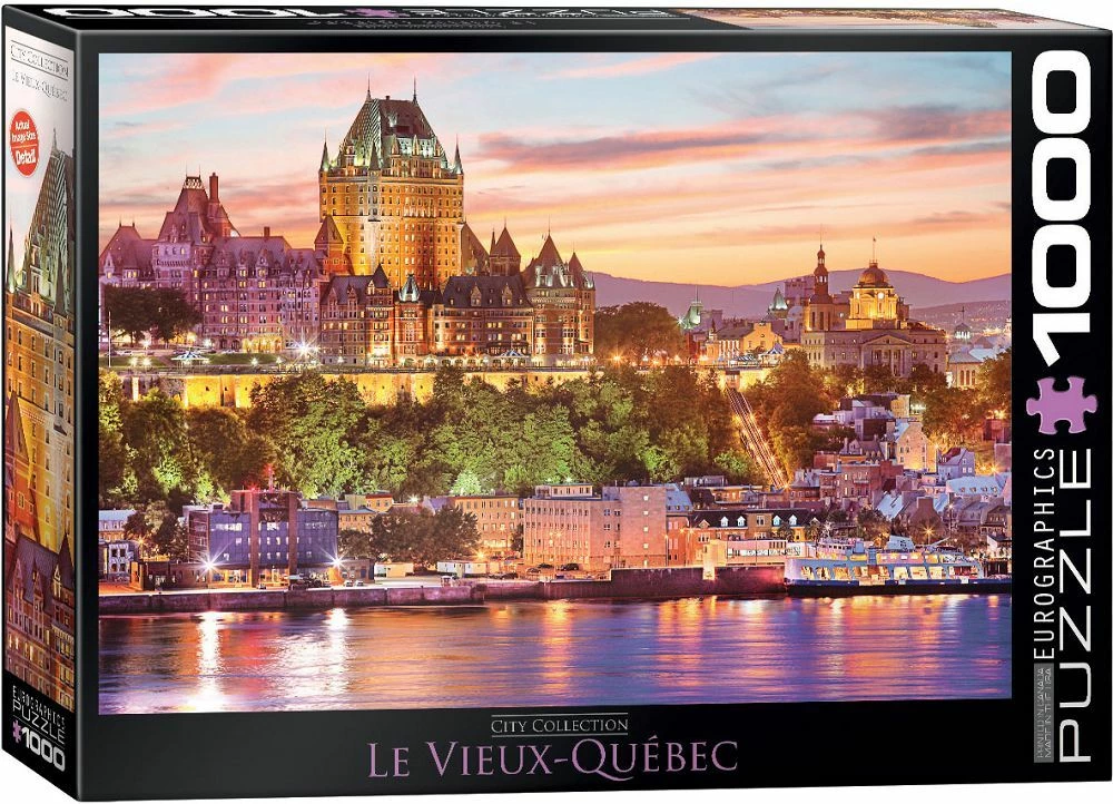 Common Ground Games Puzzles Le Vieux Quebec 1000pc Puzzle