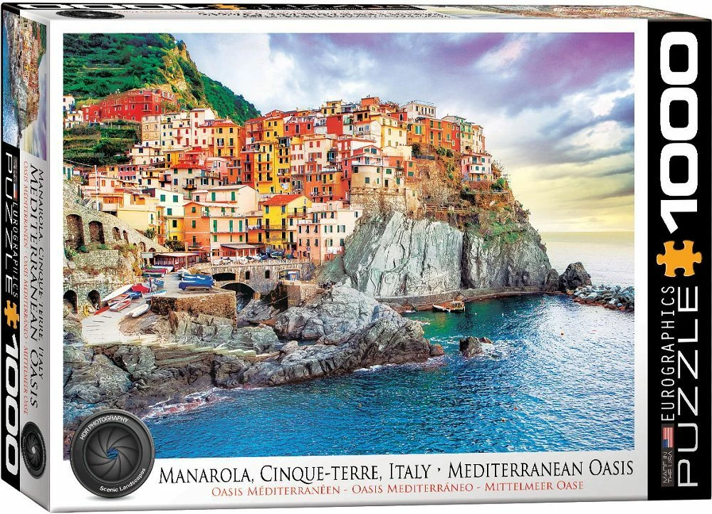 Common Ground Games Manarola Cinque Terre Italy 1000pc Puzzle