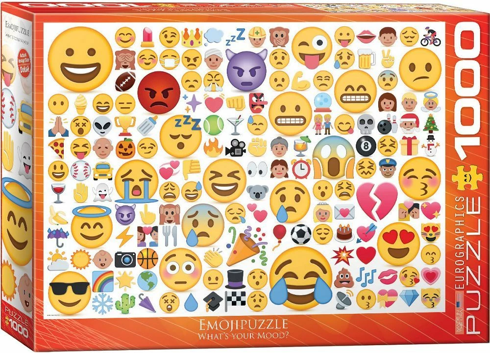 Common Ground Games Emojipuzzle What's Your Mood? 1000pc Puzzle