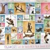 Common Ground Games Yoga Cats 1000pc Puzzle