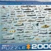 Common Ground Games Evolution Of Military Aircraft 2000pc Puzzle Puzzles