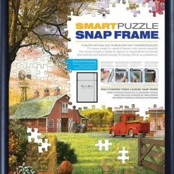 Common Ground Games Puzzles Smart Puzzle Snap Frame - Black