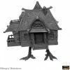 Common Ground Games Reaper Miniatures Bones Black Baba Yaga's Hut (44130) Reaper Bones Black