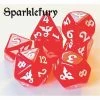 Common Ground Games Black Oak Workshop Glitterwing Sparklefury 7ct Polyhedral Dice Set