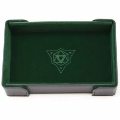 Common Ground Games Die Hard Dice Magnetic Rectangle Dice Tray W/ Green Velvet
