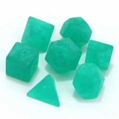 Common Ground Games Die Hard Dice 7ct Polyhedral Project Dice Set - Frosted Haruko