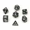 Common Ground Games Die Hard Dice 7ct Mega Dice - Black Swirl W/ White