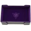 Common Ground Games Die Hard Dice Magnetic Rectangle Dice Tray W/ Purple Velvet