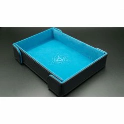 Common Ground Games Die Hard Dice Magnetic Rectangle Dice Tray W/ Teal Velvet